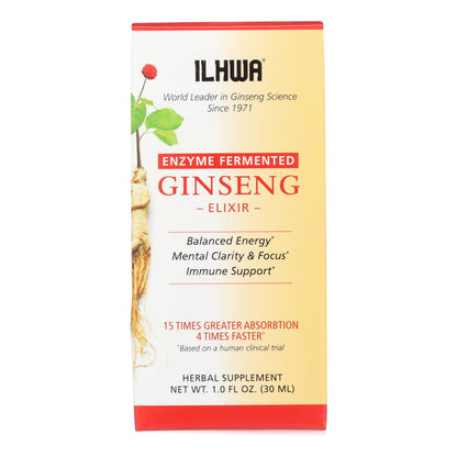 Elixir de ginseng fermentado con enzimas Ilhwa - 1 unidad - 30 ml