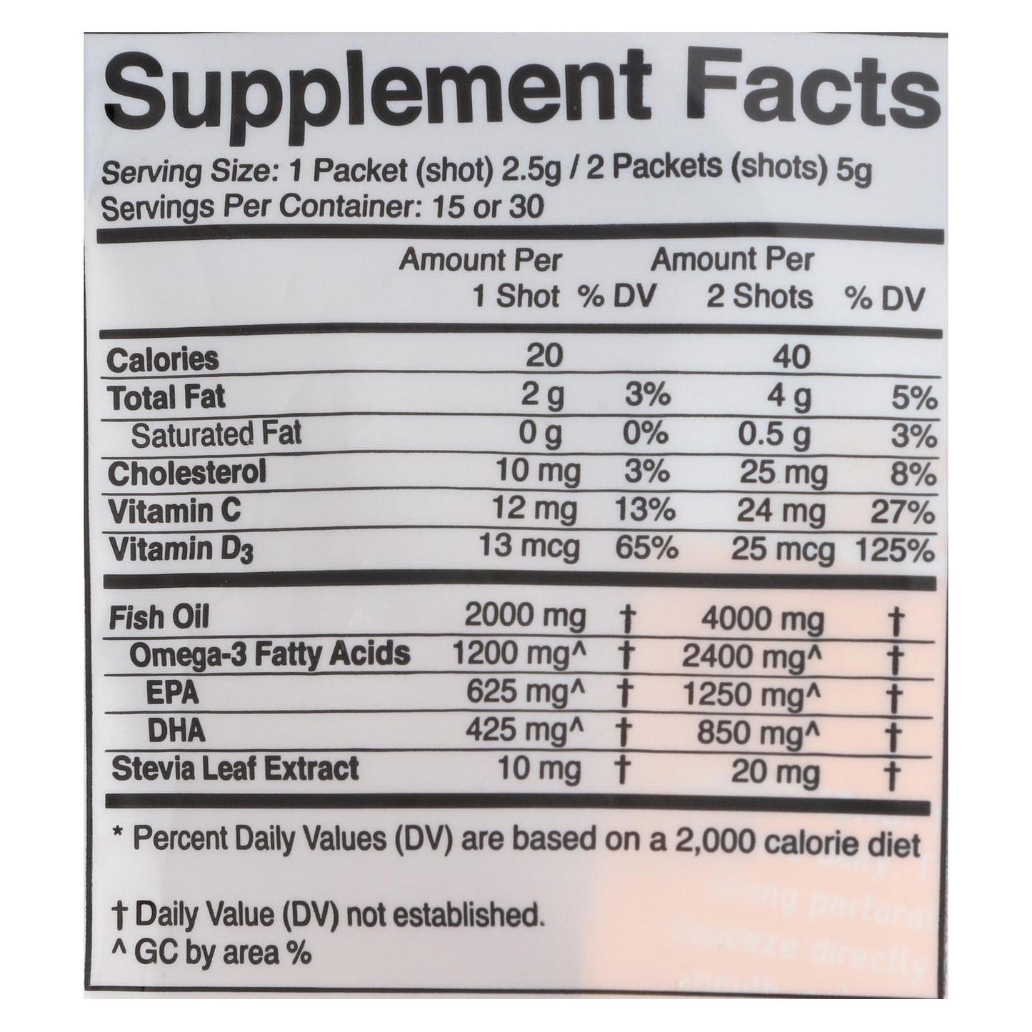Coromega 公司 - Max Omega 3 柑橘味 - 1 片 - 30 支