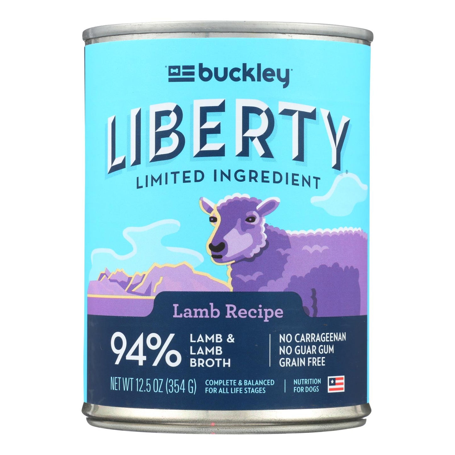 Buckley - Cordero Liberty We Food - Caja de 12 - 12,5 oz