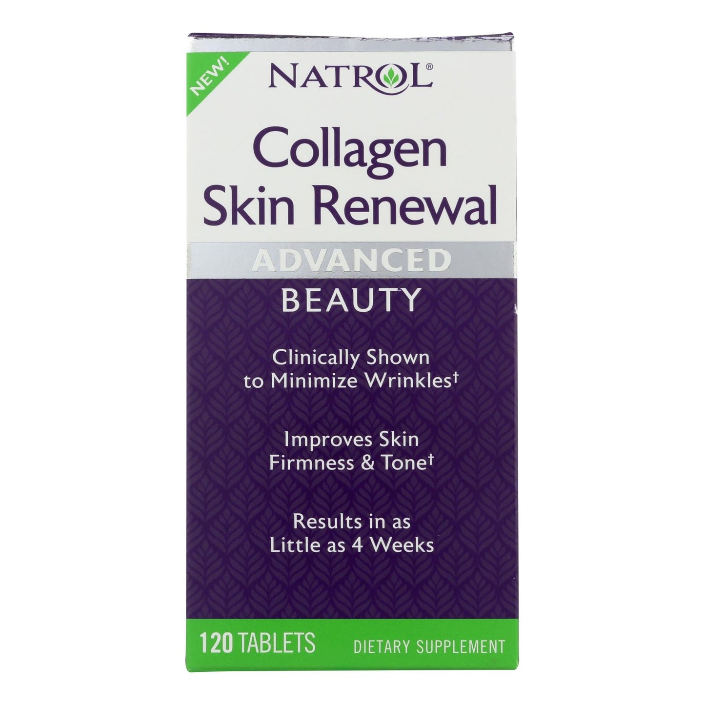 Natrol - Renovador de la piel con colágeno - 1 unidad - 120 tabletas