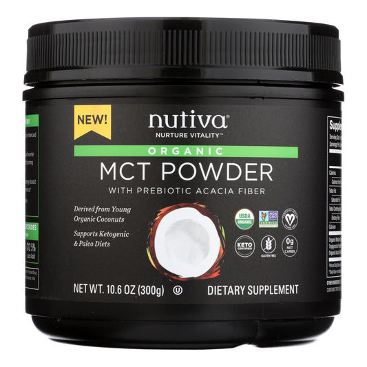 Nutiva - Polvo Mct - 1 unidad - 10,6 oz