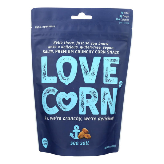 Love Corn® Premium Crunchy Corn Snack - Case Of 12 - 4 Oz