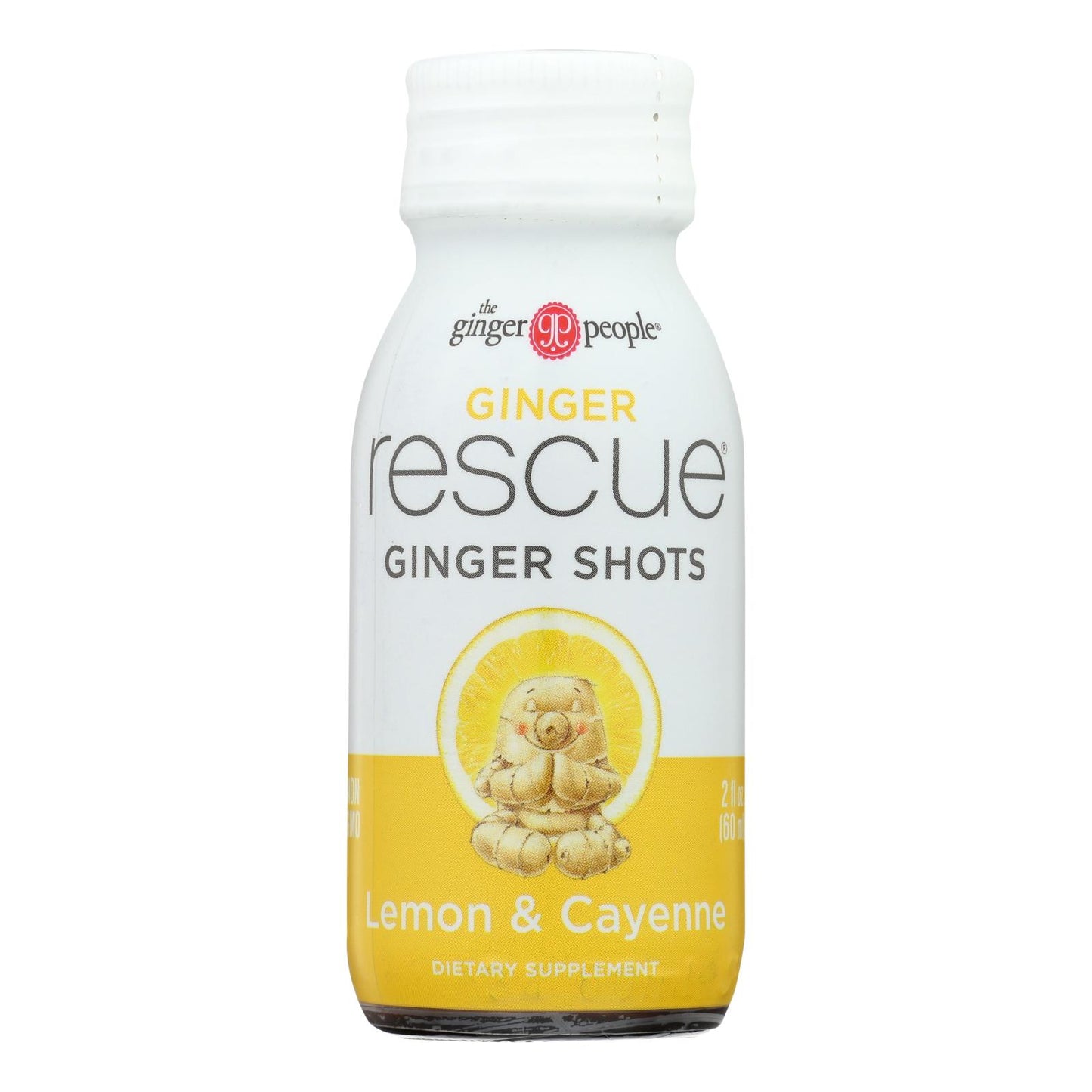 Ginger People - Ginger Shot Rescue Lemon Cynn - Case Of 12 - 2 Fz