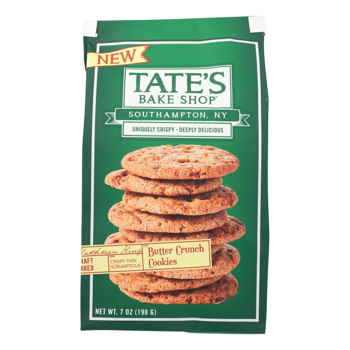 Galletas crujientes de mantequilla de Tate's Bake Shop Galletas crujientes de mantequilla - Caja de 12 - 7 oz