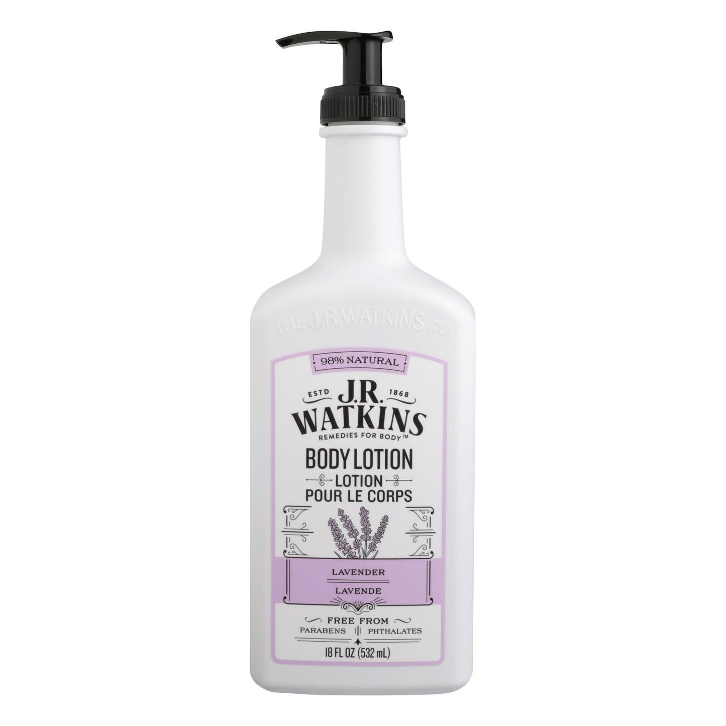 Jr Watkins - Cuerpo de la mano Ltn Lavender - 18 Fz