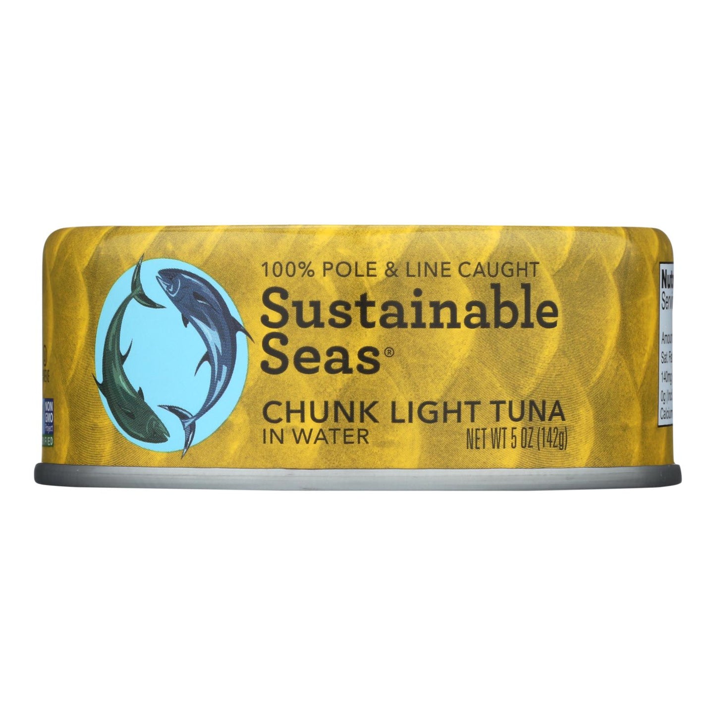 Sustainable Seas - 水浸金枪鱼块 - 12 片装 - 5 盎司