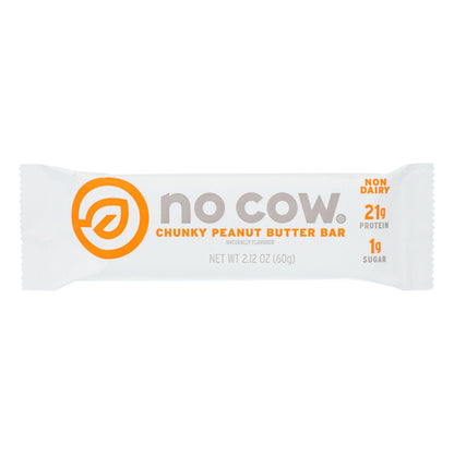 No Cow Bar 大块花生酱棒 - 12 盒装 - 2.12 盎司