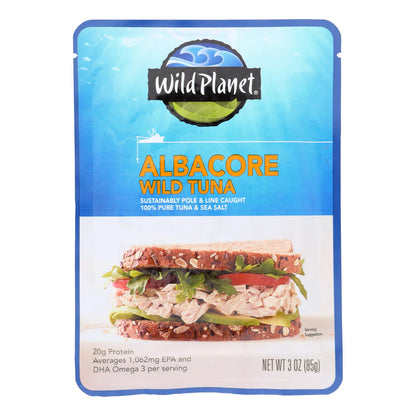 Atún blanco salvaje Wild Planet - Caja de 24 - 3 oz