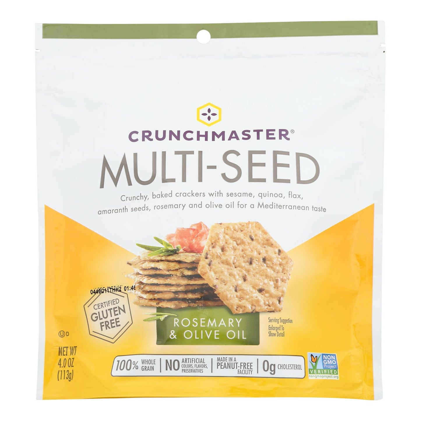 Crunchmaster - Multiseed Crckr Rsmry&amp;olv - 12 盒装 - 4 盎司