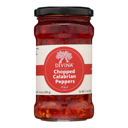 Divina - Peppers Chopd Calabrian - Case Of 6 - 10.6 Oz