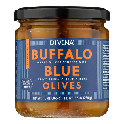 Divina - Aceitunas Blue Buffalo - Caja de 6 - 7.8 oz