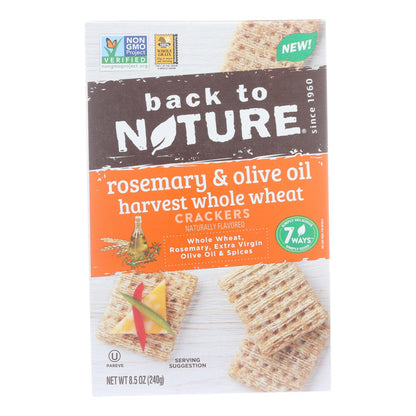 Back To Nature - Galletas de arándanos y aceite de oliva - Caja de 12 - 8,5 oz