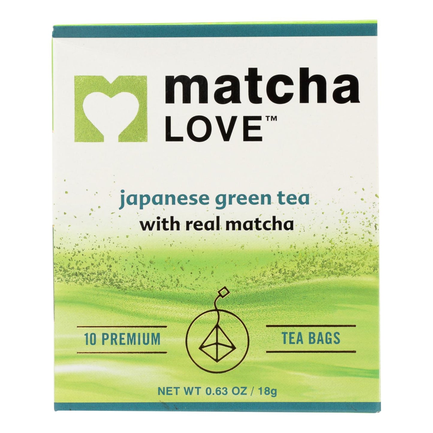 Matcha Love en té verde Matcha sabor tradicional - Caja de 6 - 10 bolsas