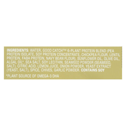 Aceite de atún y hierbas sin pescado Good Catch - Caja de 12 - 3,3 oz