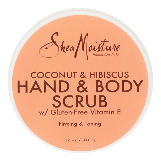 Shea Moisture - Exfoliante corporal para manos con coco y jazmín - 1 unidad - 12 oz