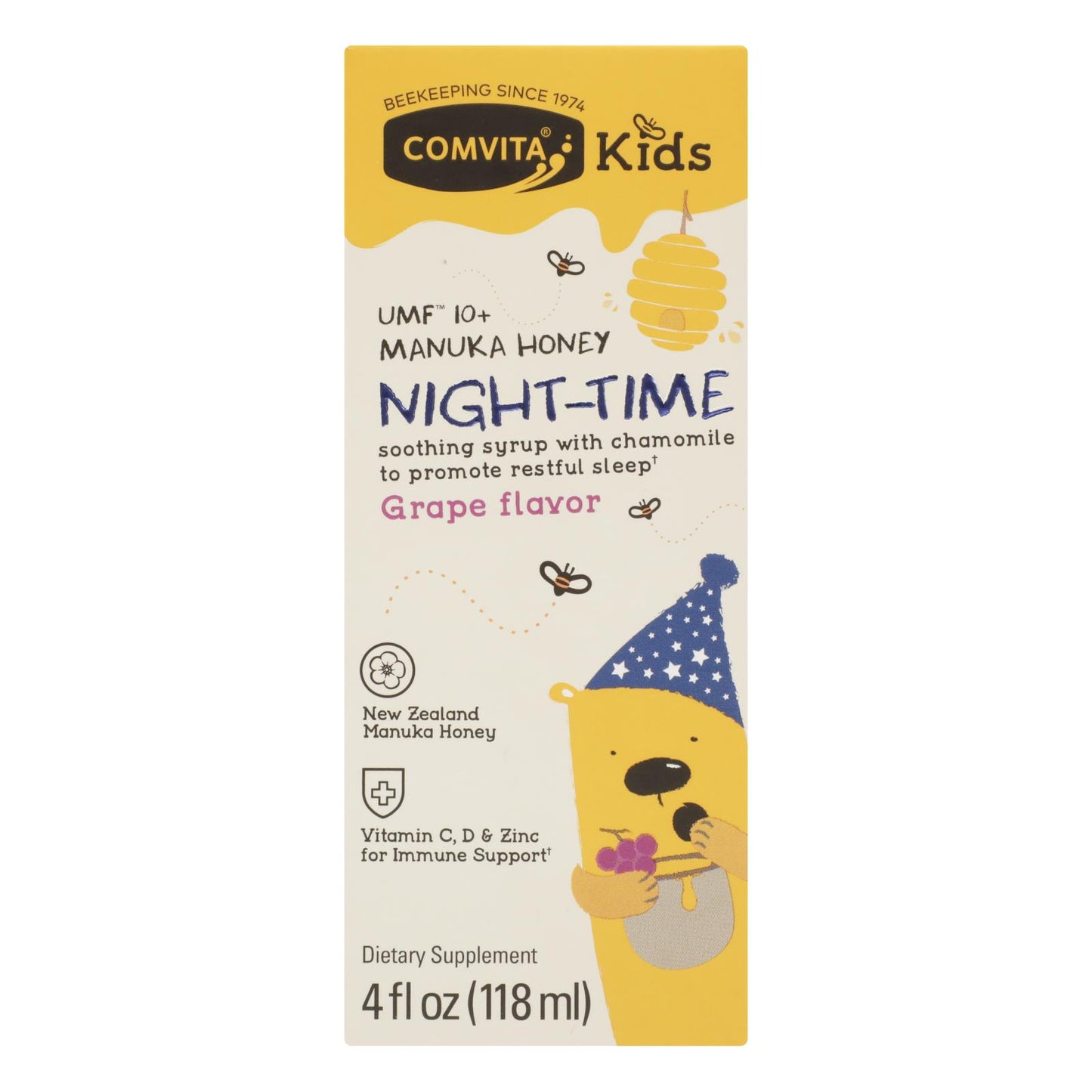 Comvita - Jarabe Kd Sth Ntm Grp Mnhny - 1 unidad - 4 Fz
