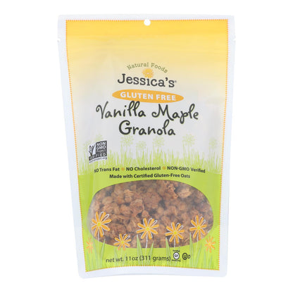 Granola de vainilla y arce sin gluten de Jessica's Natural Foods - Caja de 12 - 11 oz