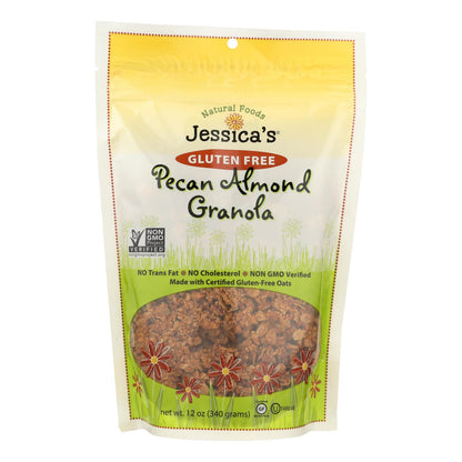 Granola de almendras y nueces sin gluten de Jessica's Natural Foods - Caja de 12 - 11 oz