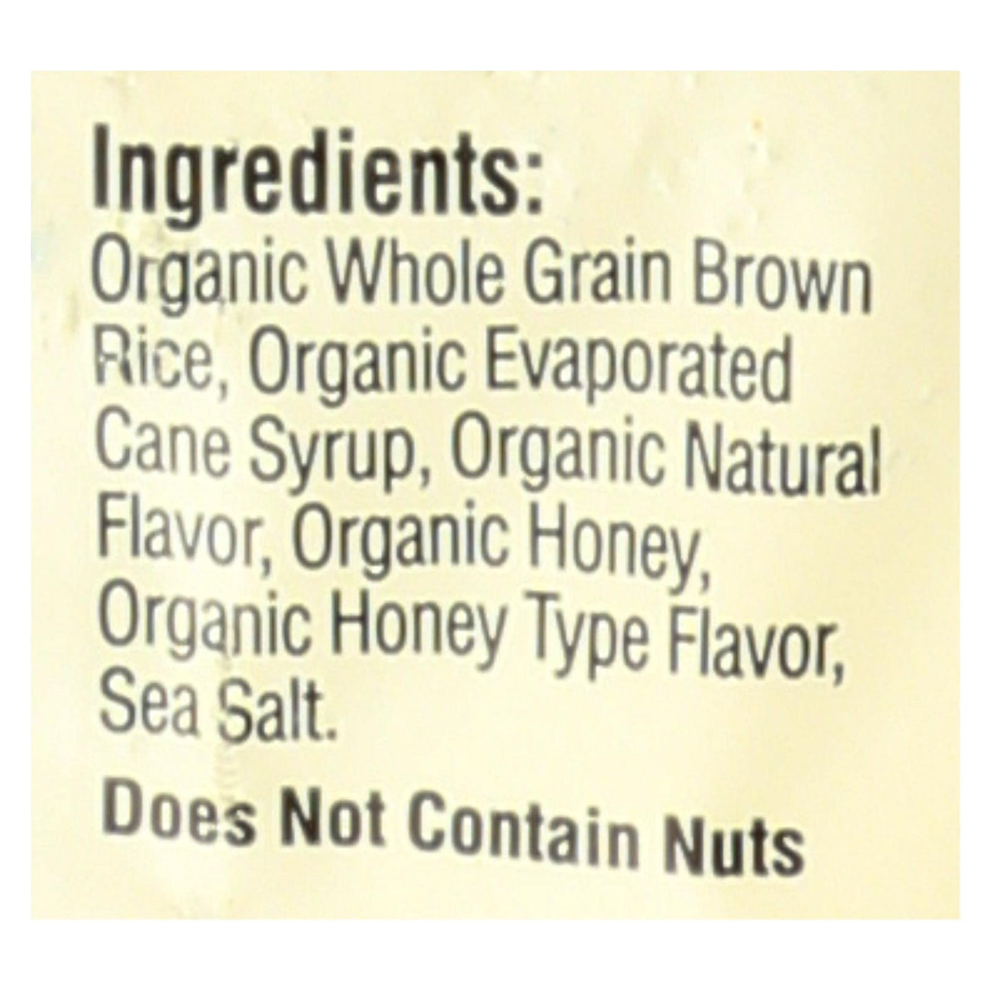 Lundberg Family Farms - Rice Cake Honey Nut - Case Of 6-9.6 Oz