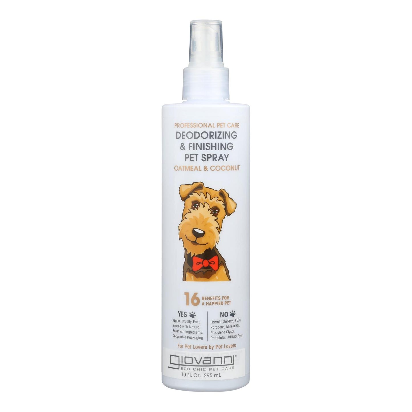 Productos para el cuidado del cabello Giovanni - Desodorante en aerosol para mascotas Ot&amp;cnt - 1 unidad 1-10 Fz