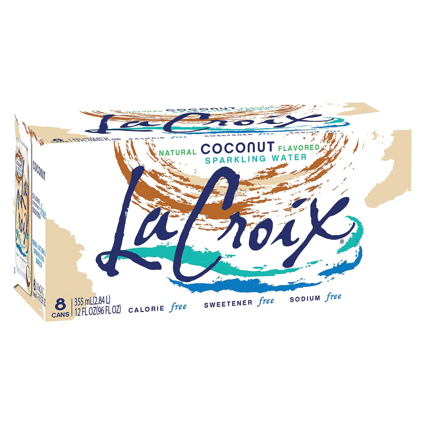 Agua con gas Lacroix - Coco - Caja de 3 - 12 fl oz.