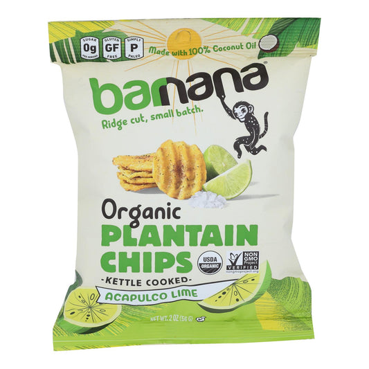 Barnana - Chips de plantas Acaplc Lme - Caja de 6 - 2 oz