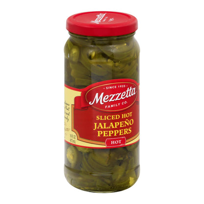 Mezzetta 辣墨西哥胡椒 - 切片 - 6 件装 - 16 盎司。