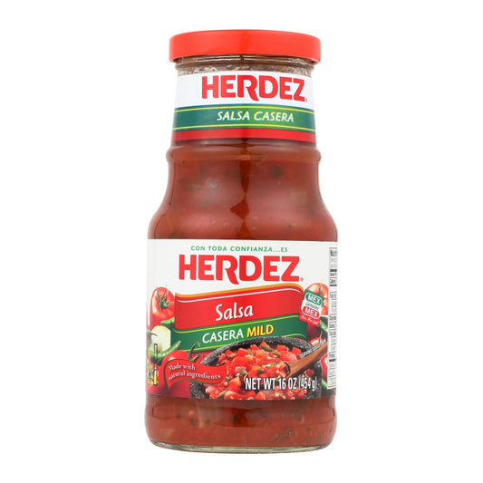 Salsa Herdez - Casera Mediana - Caja de 12 - 16 Oz.