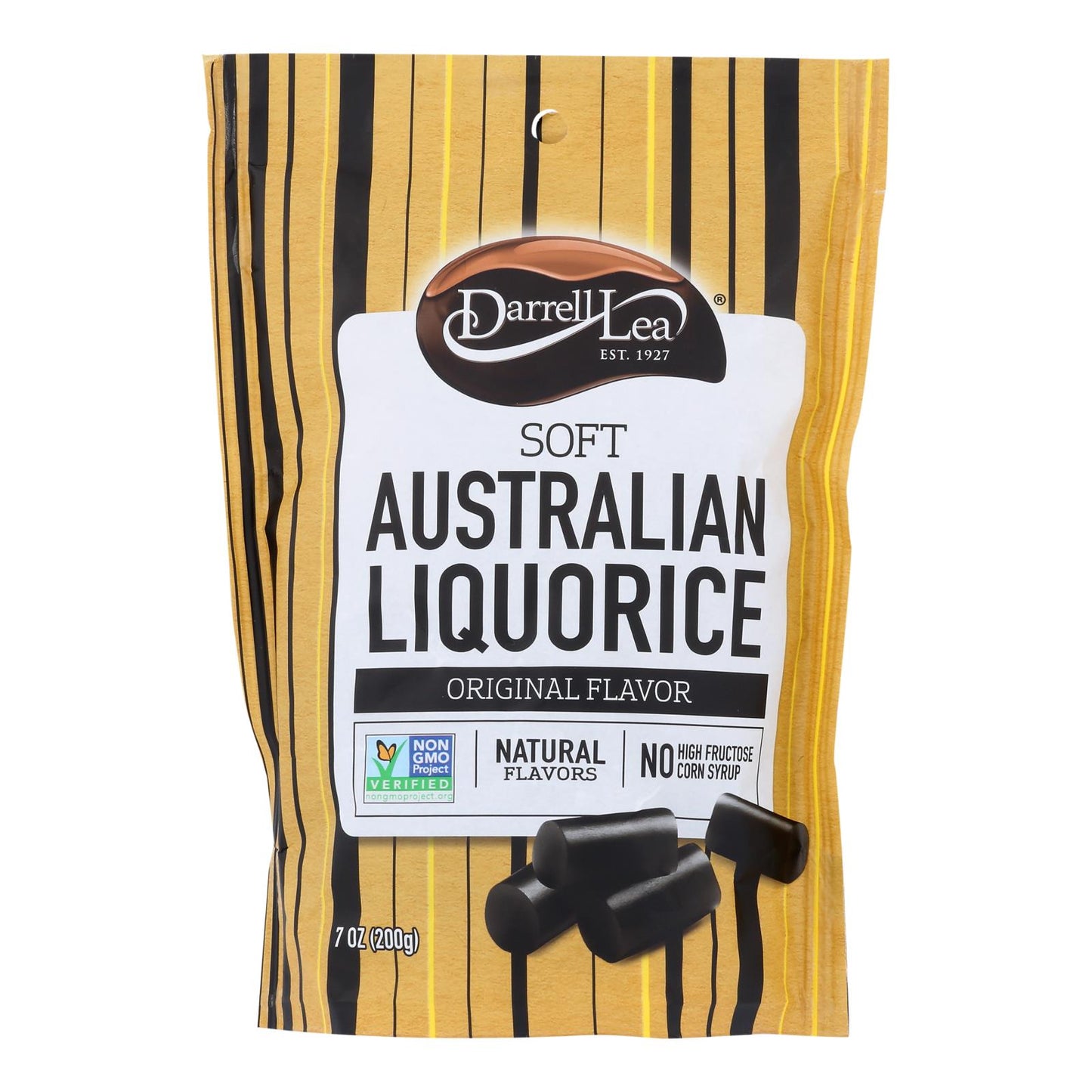 Darrell Soft Eating Liquorice - Original - Case Of 8 - 7 Oz.