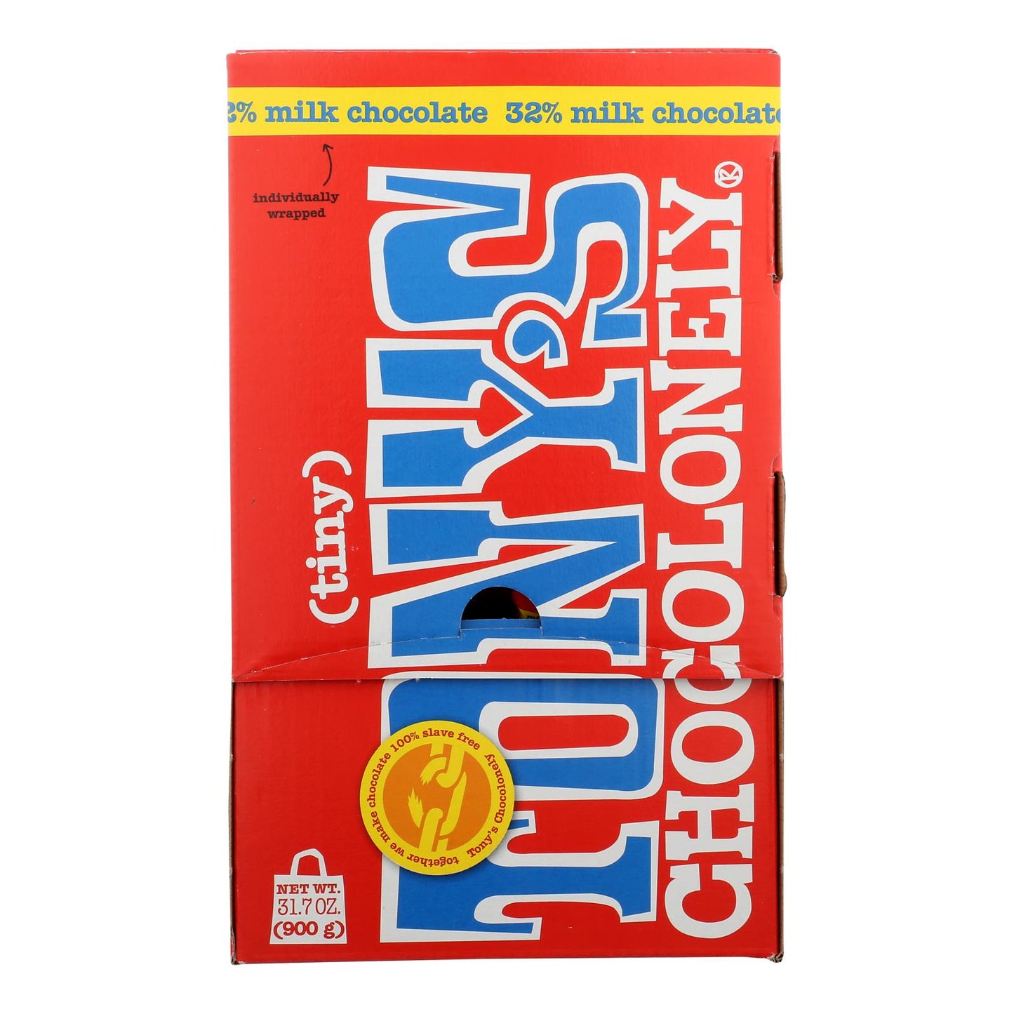 Tony's Chocolonely - Tt Milk Bulk Pck 100 Bites - 每包 1-31.7 盎司