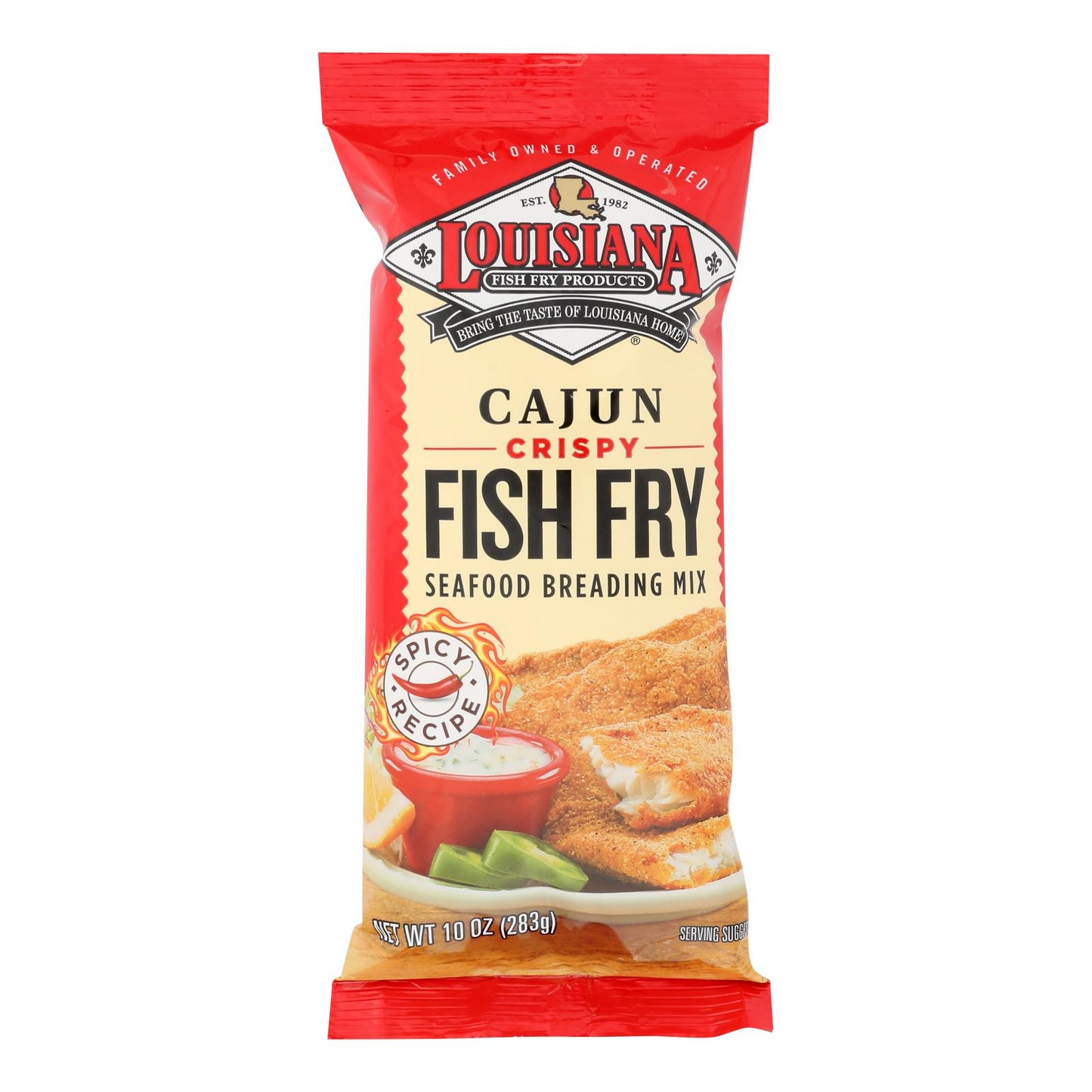 La Fish Fry Fish Fry - Cajún - Caja de 12 - 10 oz