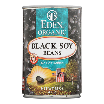 Eden Foods Organic Black Soy Beans - Case Of 12 - 15 Oz.