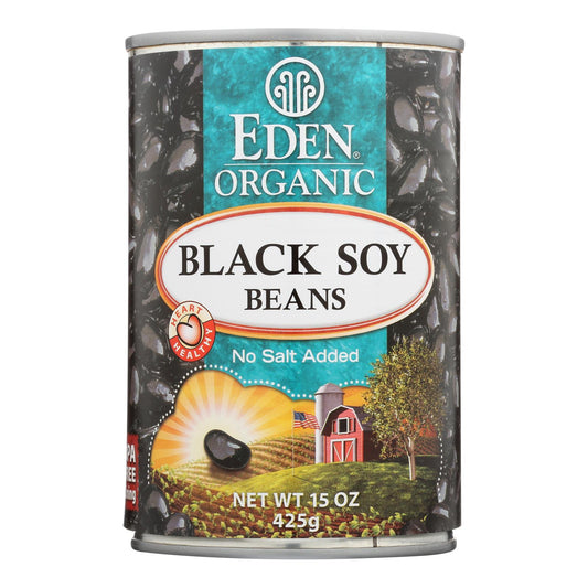 Eden Foods Organic Black Soy Beans - Case Of 12 - 15 Oz.