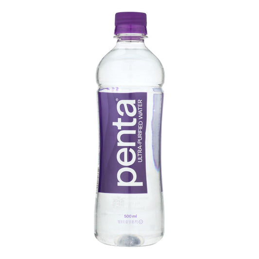 Agua Purificada Penta Agua Ultra Purificada - Caja de 24 - 16,9 Fl Oz.