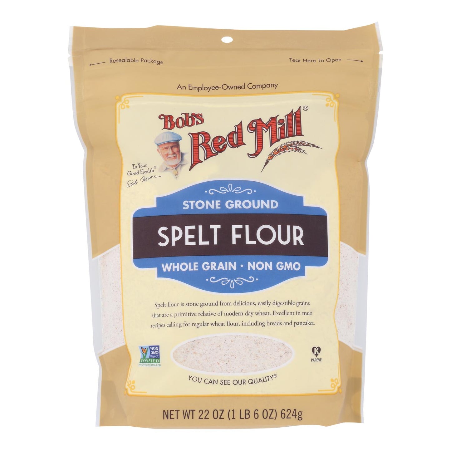 Bob's Red Mill - Harina de espelta - Caja de 4 - 22 oz