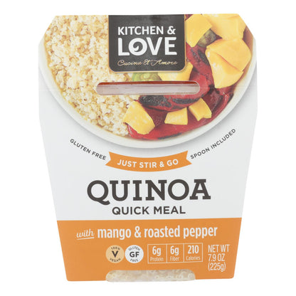 Cucina And Amore - Comidas de quinoa - Mango y jalapeño - Caja de 6 - 7.9 oz.