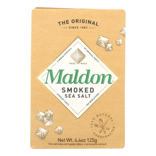 Copos Maldon - Sal marina ahumada - Caja de 6 - 4,4 oz.