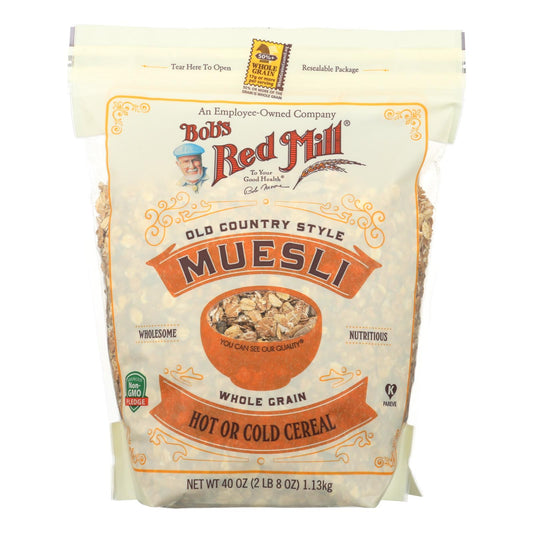 Bob's Red Mill - Cereales - Muesli - Caliente o frío - Caja de 4 - 40 oz