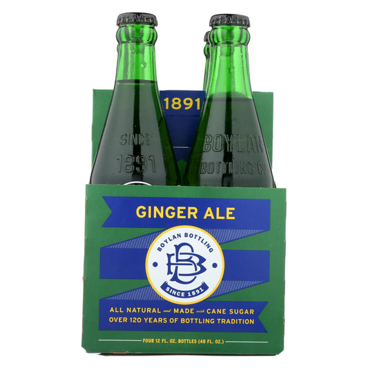 Boylan Bottling - Soda - Ginger Ale - Case Of 6 - 4/12 Fl Oz.