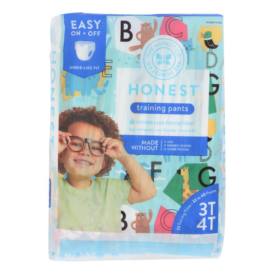 The Honest Company - 训练裤 Abc 3t-4t - 各 1 条 - 23 件