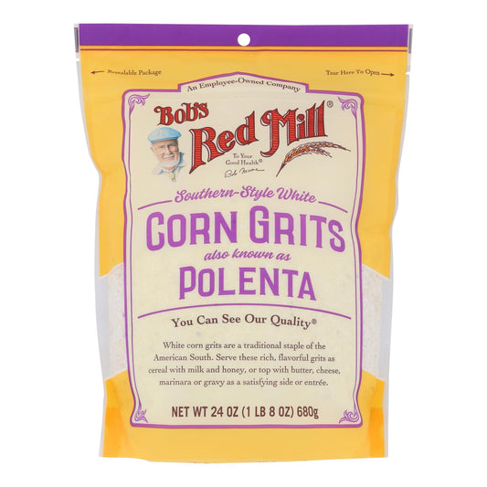 Bob's Red Mill - Sémola de maíz blanco - Caja de 4 - 24 oz