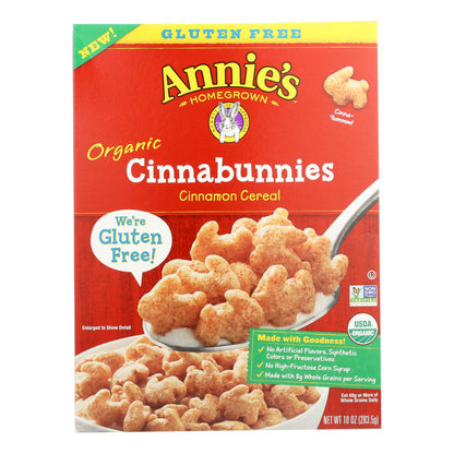 Cereales caseros Cinnabunnies de Annie - Caja de 10 - 10 oz