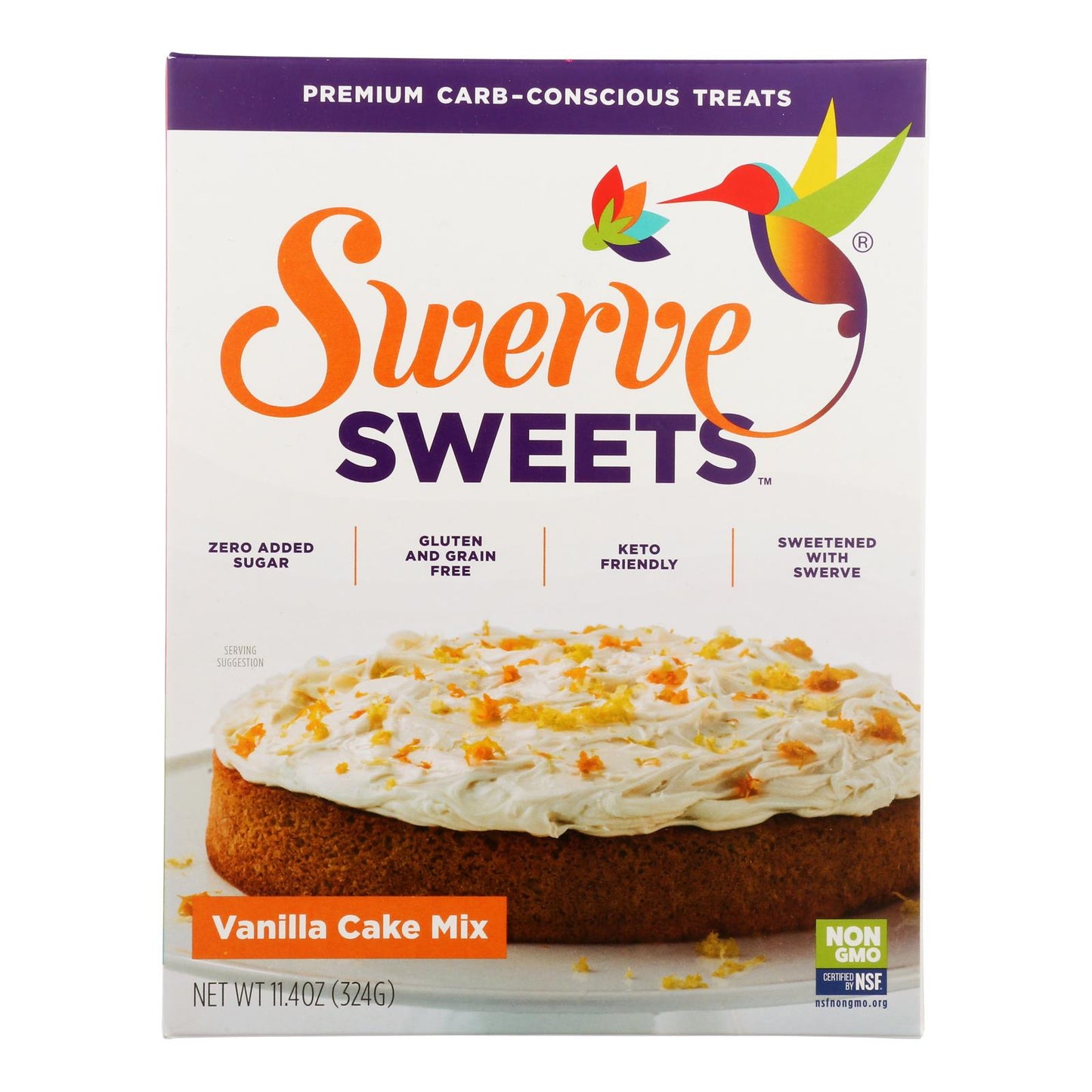 Swerve - Pastel amarillo Mix Bake - Caja de 6 - 11.4 oz