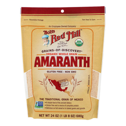 Bob's Red Mill - Grano de amaranto - Caja de 4 - 24 oz