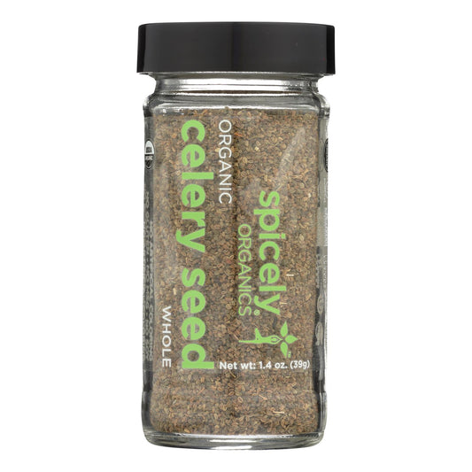 Spicely Organics - Semillas de apio orgánicas - Caja de 3 - 1.4 oz.