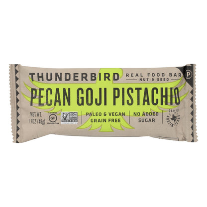 Thunderbird - Barras de nueces pecanas, goji y pistacho - Caja de 12 - 1,7 oz