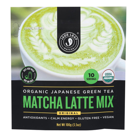 Jade Leaf Organics - Mezcla de té y matcha latte - Caja de 8 - 0,7 oz.