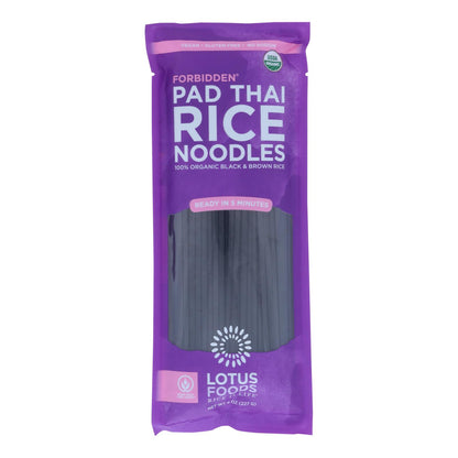 Fideos de Lotus Foods - Orgánicos - Forbidden Pad Thai - Caja de 8 - 8 oz