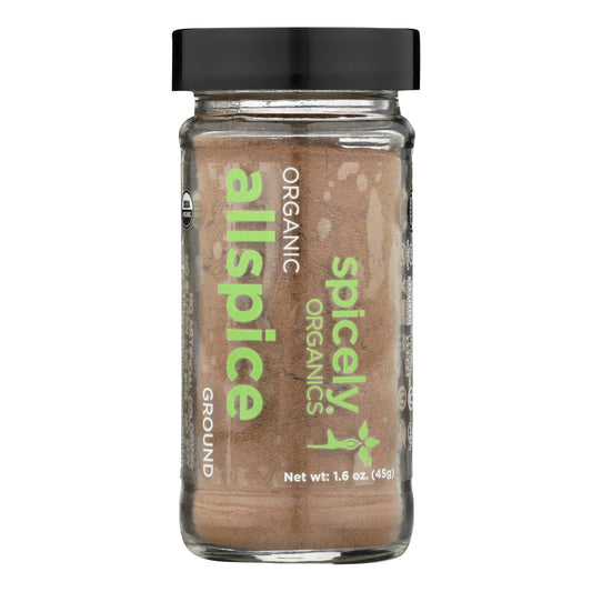 Spicely Organics - Organic Allspice - Ground - Case Of 3 - 1.6 Oz.