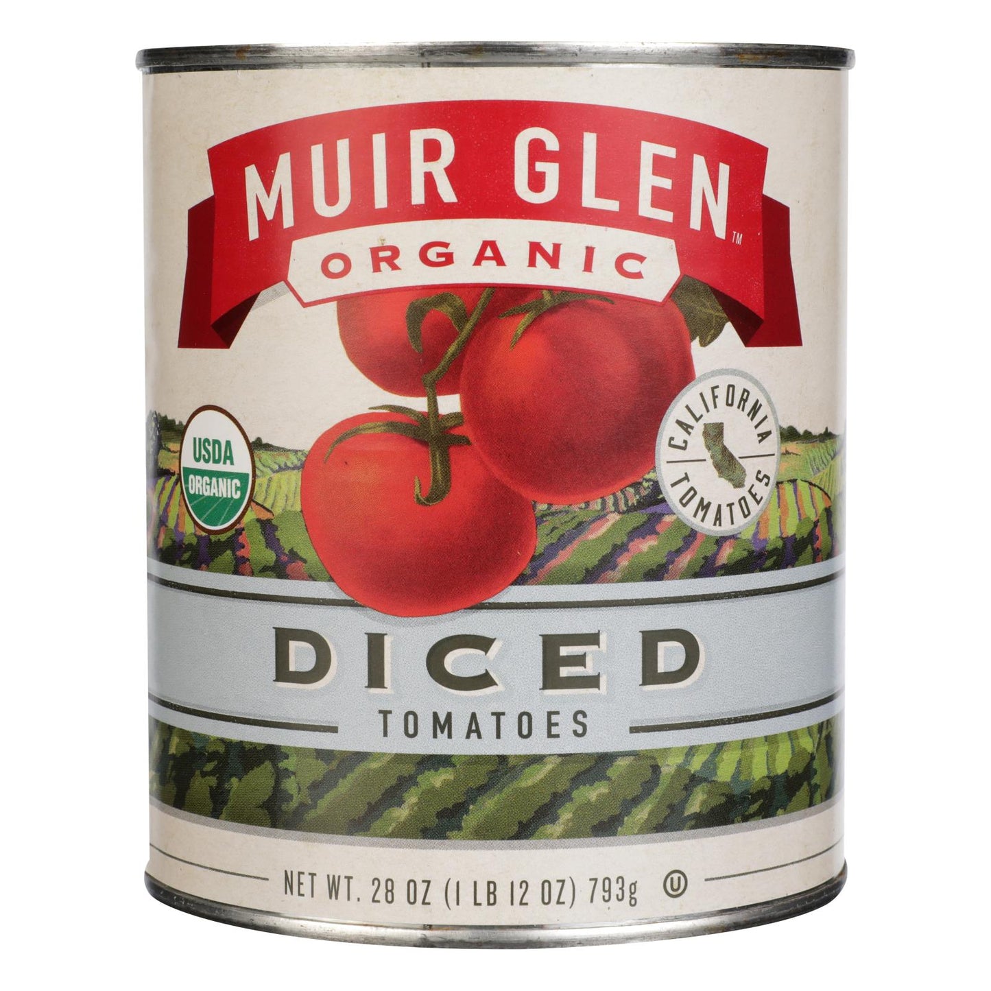 Tomate en cubitos Muir Glen Muir Glen - Tomate - Caja de 12 - 28 oz.